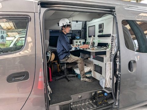 カメラ車内 調査モニター